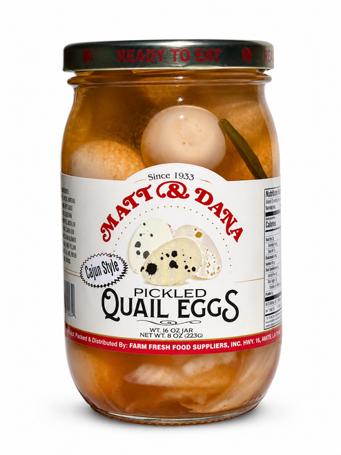 Cajun Style Pickled Quail Eggs