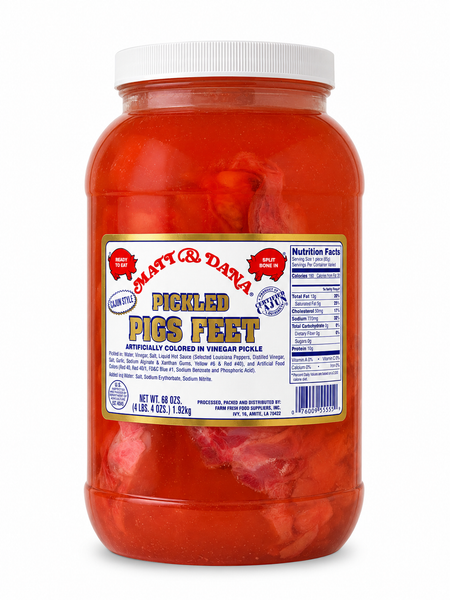 Matt & Dana Cajun Style Pickled Pigs Feet