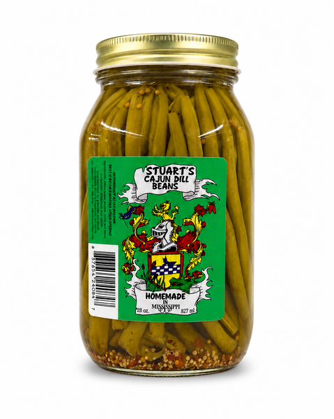 Stuart's Cajun Dill Beans - Quart