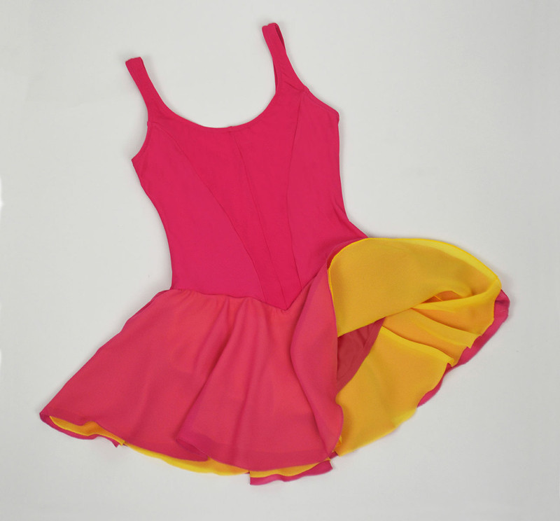 2nd Lyr Georgette Skirt Contrasting Color