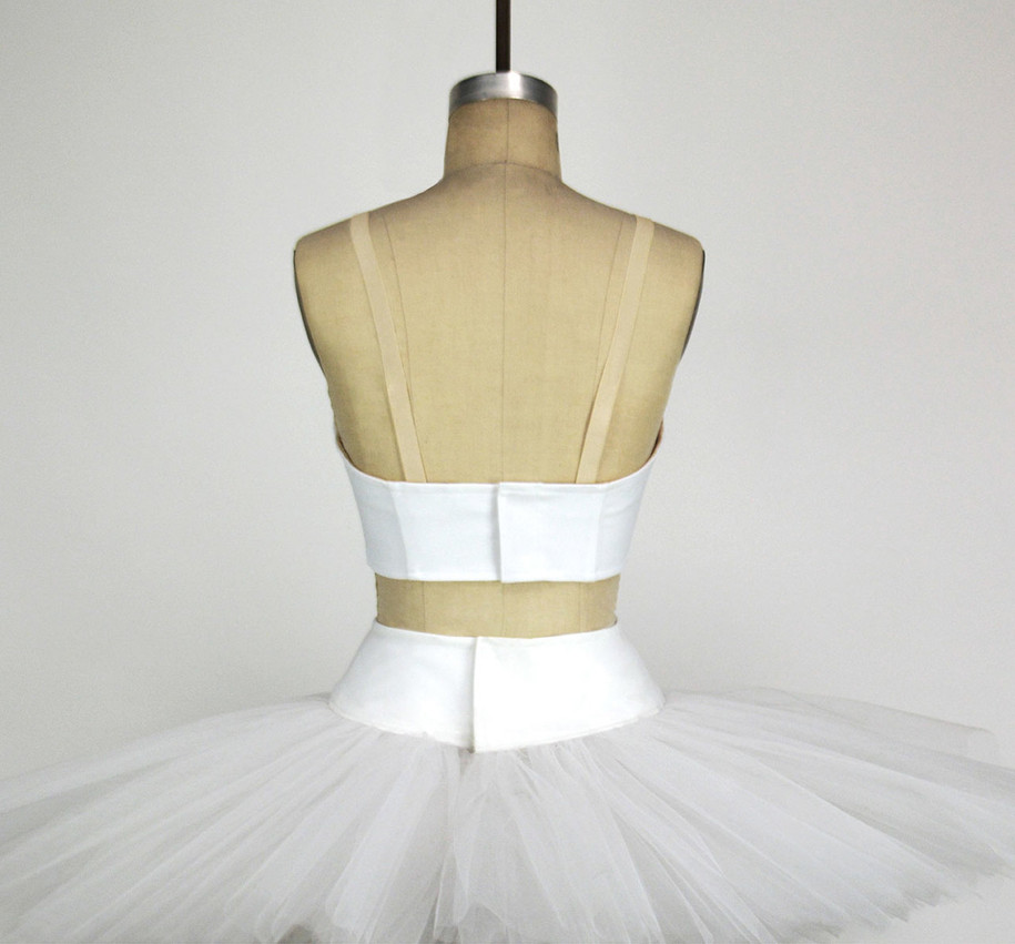 Conservatory C507 Demi Tutu Bodice back