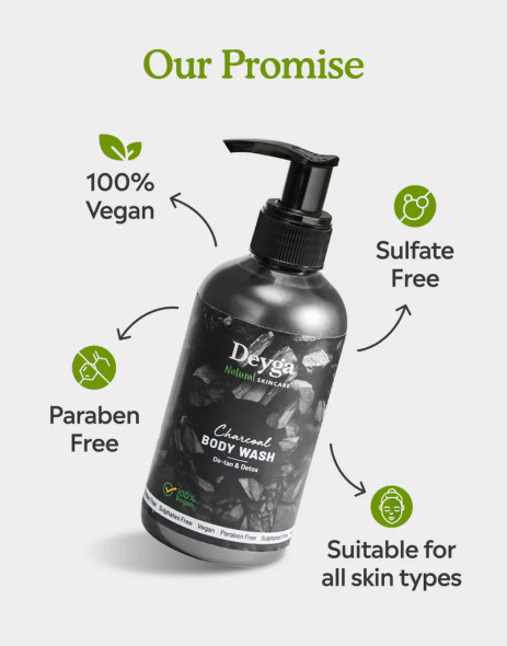 Deyga Charcoal Body wash - Case