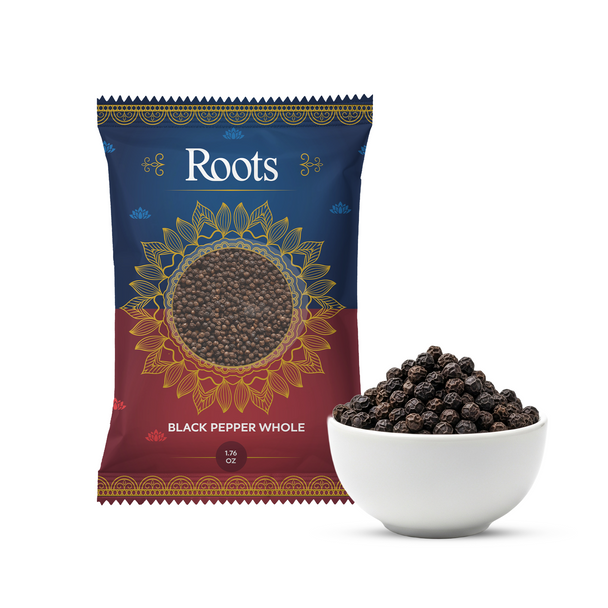 Roots Black Pepper Whole - Case