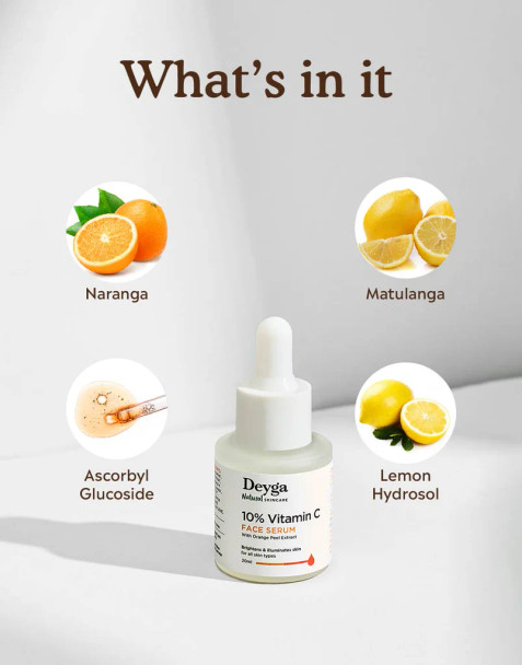 Deyga 10% Vitamin C Face Serum - Case
