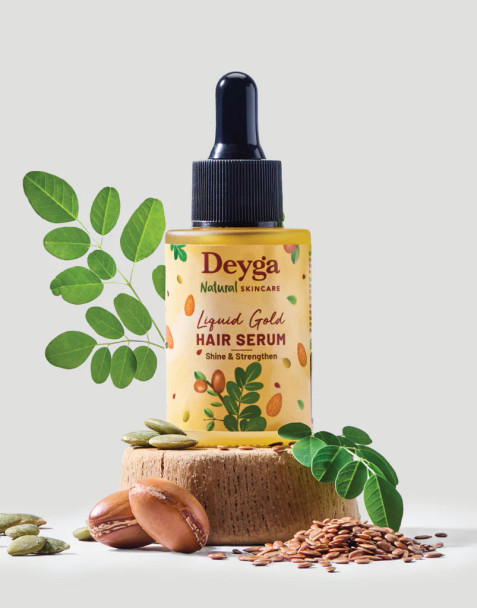 Deyga Liquid Gold Hair Serum - Case