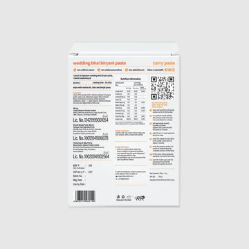 Cookd Wedding Bhai Biryani Paste - Case