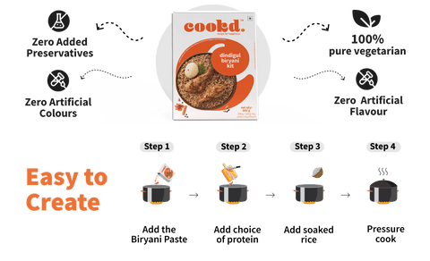 Cookd Dindigul Biryani Kit - Case