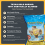 Texas Gold Shrimp is 100% Vertically Aligned
