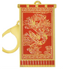 Feng Shui Victory Flag with Dragon Amulet