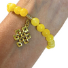 Imperial Yellow Lucky Knot Bracelet