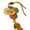 Five Manifestations of Wealth Coin Charm