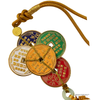 Five Manifestations of Wealth Coin Charm