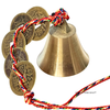 Five Coins with Bell for Protection and Good Luck