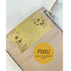 Pixiu  Gold Talisman Card placed inside a wallet