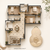 West Missing Corner Feng Shui Sticker