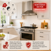 Feng Shui Cure for Kitchen in Northwest – Chiwen Fire Remedy Sticker
