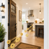 Cure for Front Door Facing the Stove-– Five Large Coins