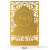Buddha Protector for Dragon Zodiac Sign- Gold Talisman Card