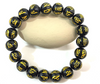 Black Obsidian Bracelet with Mantra