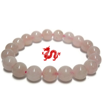 台湾ローズストーン Rose Quartz Stone for METAL DRAGON Sign (1940, 2000) - Unique Feng