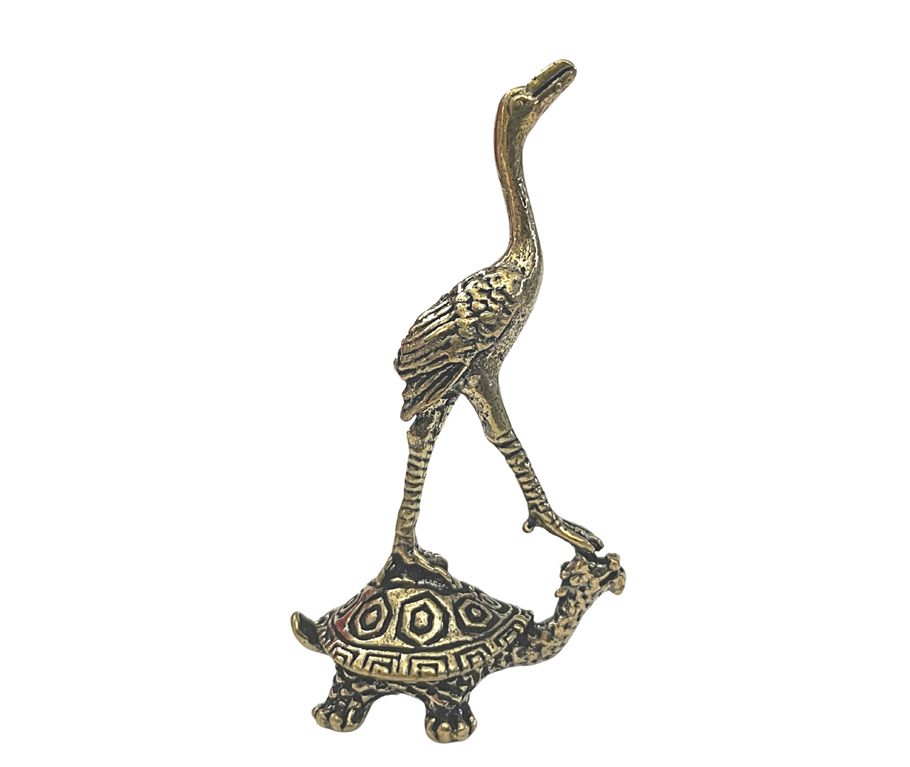 Feng Shui Crane Riding Turtle