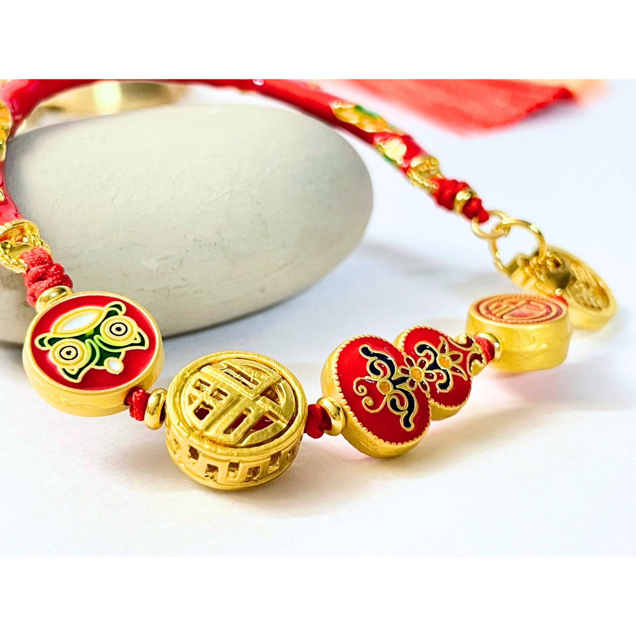 Feng Shui Bracelet for Good Luck, Wealth, Protection, Love and more