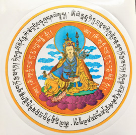 GURU RINPOCHE AMULET STICKER - 2 stickers