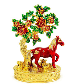 BEJEWELLED PEACH BLOSSOM - HORSE