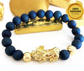  Entrepreneurs & Business People. 18K Gold & Blue Agate