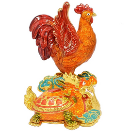 Rooster with Dragon Tortoise 