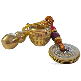 Wealth Bowl Keychain 