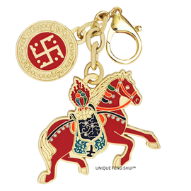 feng shui valiant horse amulet