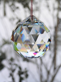 Activating good Energy "Faceted Crystal Ball 20mm" SPECIAL PRICE