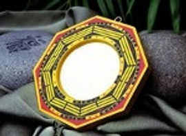 After cleansing, protect your home placing a bagua mirror
