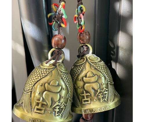 Double Carp Bells for Abundance and Good Luck