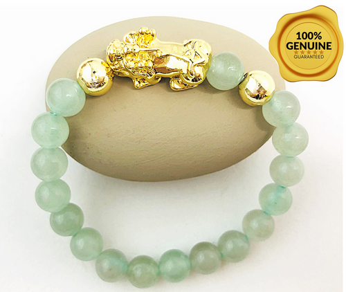 Jade Pixiu Bracelet 18 K Gold