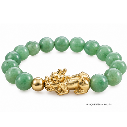 Jade Pixiu  Bracelet -18K Gold 
