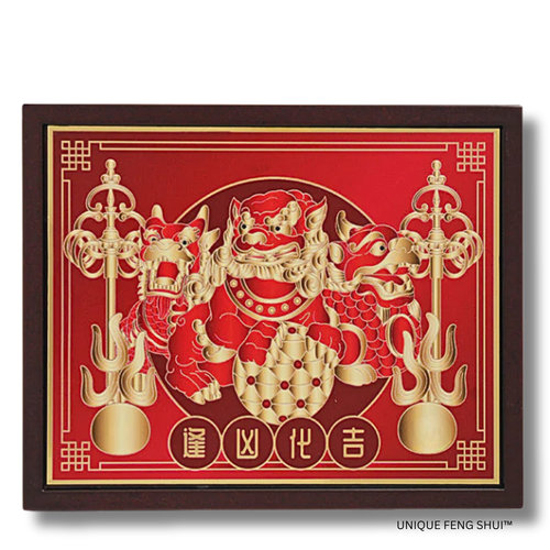 feng shui plaque of three celestial guardians 