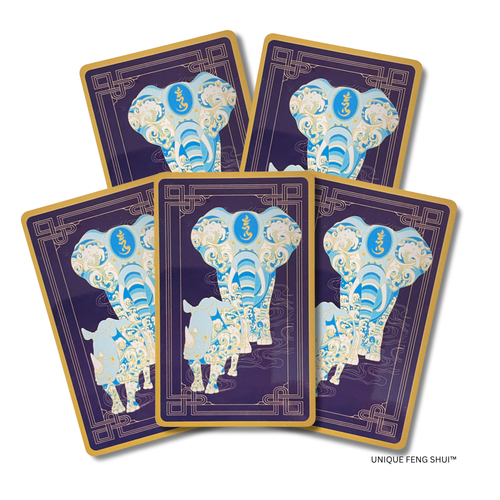 set of antirobbery feng shui card