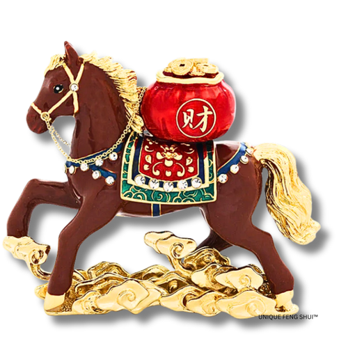 Brown Horse of Wealth & Stability