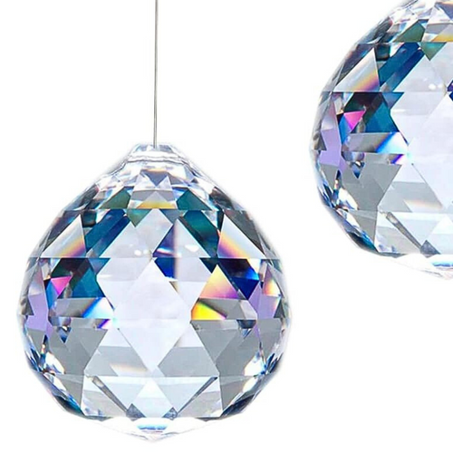 Highly Effective 50mm Faceted Crystal Ball