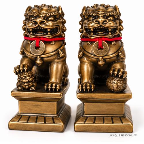 Foo Dogs Protecting the Main Entrance