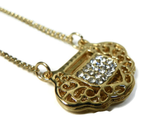 feng shui lock coin necklace 