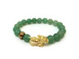 Energy Bracelet- Protective Jade - Dragon Turtle Bracelet -18K Gold