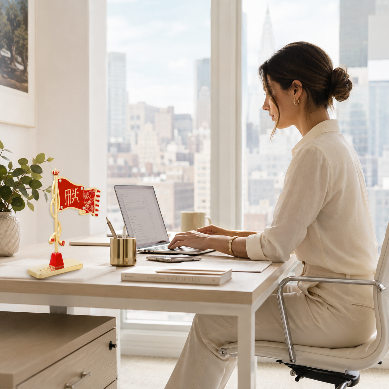 feng shui items for office desk