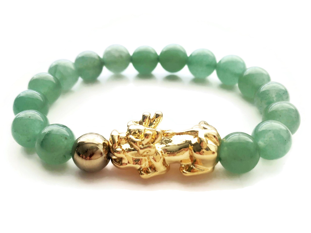 Feng shui golden pixiu jade bracelet Outlet
