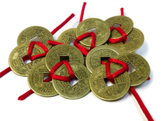 はち 風水開運コイン✨ feng shui coins for wealth