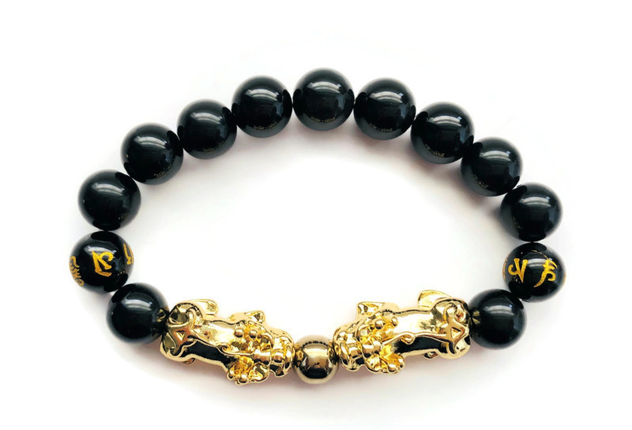 shui feng bracelet obsidian pixiu wear authentic