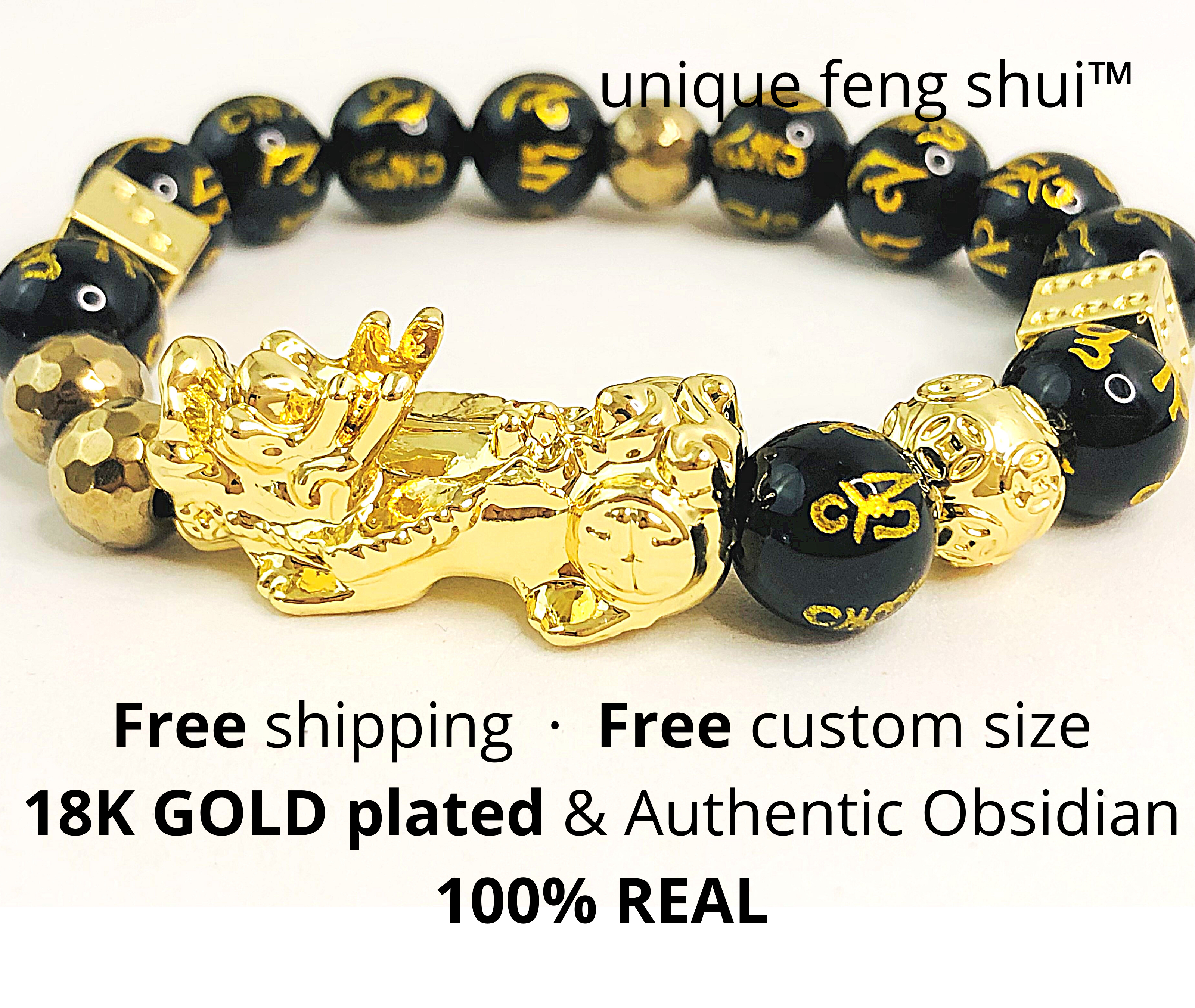 Unisex Tiger Eye Stone Feng Shui Bracelet - Stainless Steel Lucky Charm