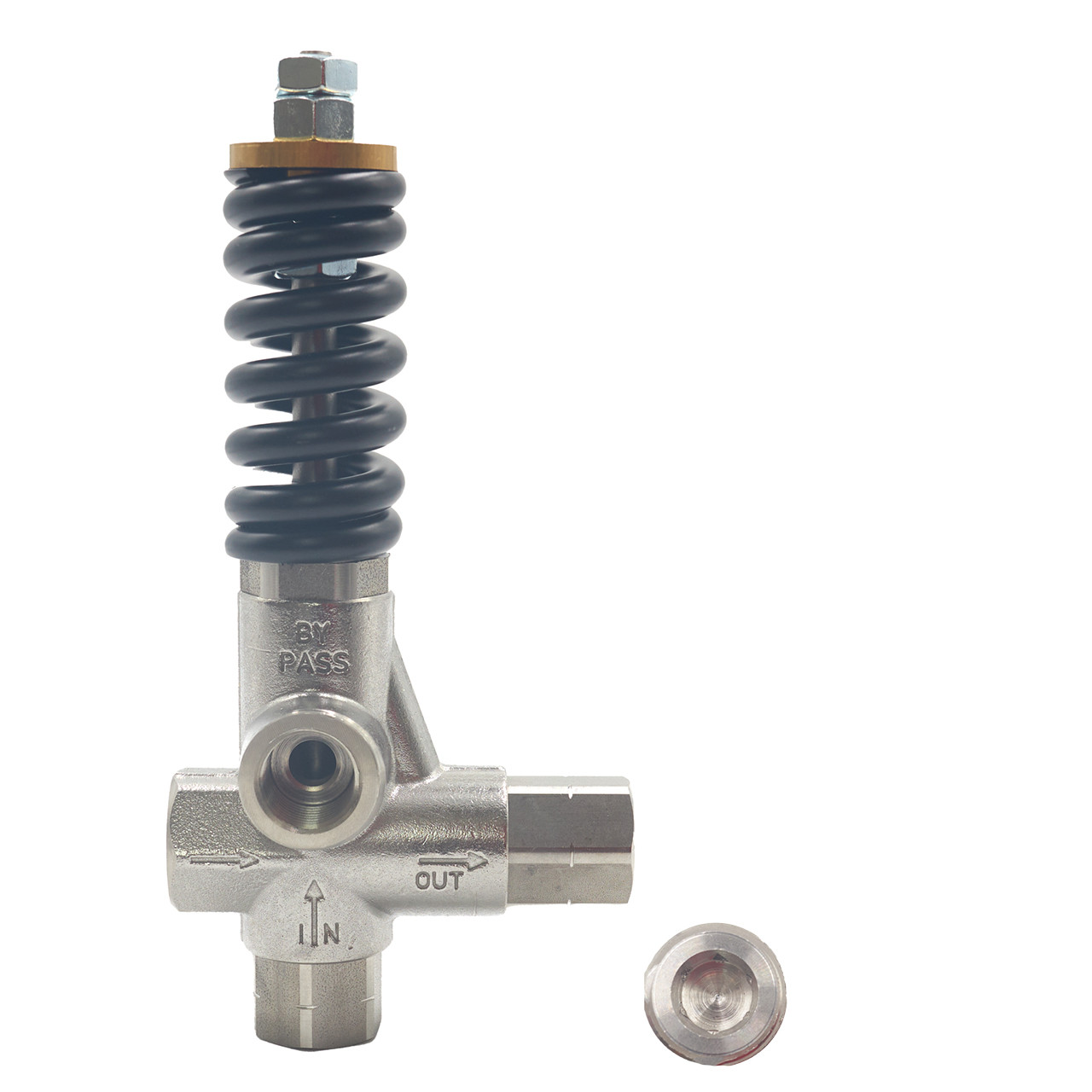 P.A. VB 80/400: 5800 psi @ 21 US gpm Stainless-Steel Unloader Valve